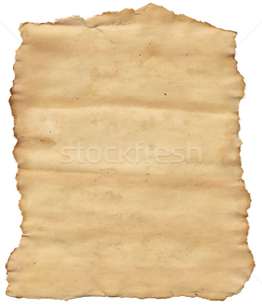 Alten zerrissenes Papier Papier Textur Hintergrund schreiben Stock foto © SSilver