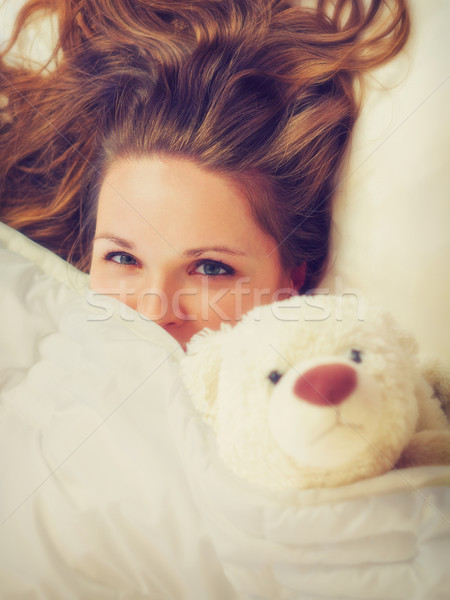 Girl in the bedroom Stock photo © Steevy84