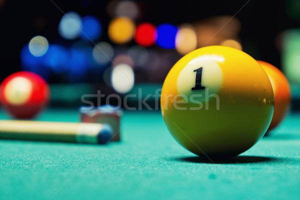 Billiard Balls Stock photo © Steevy84