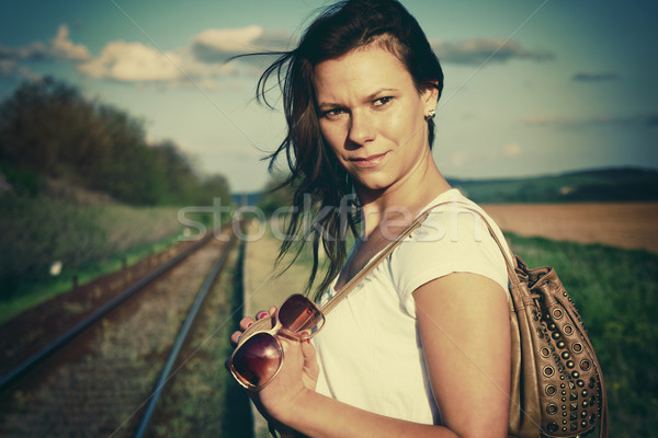 Stock photo: Waiting for the train