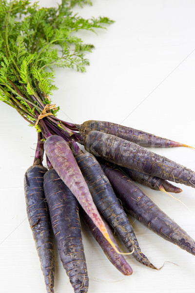 Purple морковь белый зеленый Сток-фото © stefanoventuri