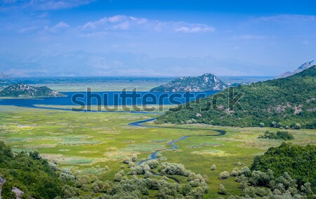 Skadar lake and Crnojevica river landscape Stock photo © Steffus