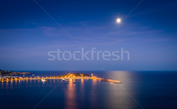Ibiza harbor at night Stock photo © Steffus