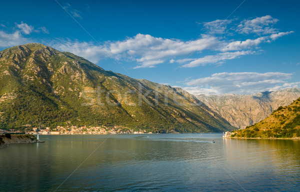 Bay of Kotor mountain range landscape Stock photo © Steffus