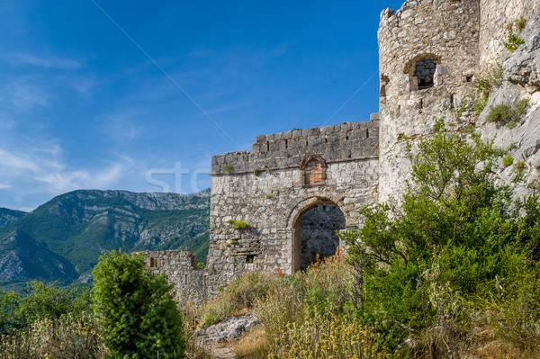 Castel intrare mod principal poartă Imagine de stoc © Steffus