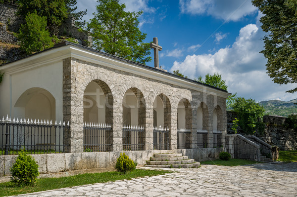 Old monastery buildings in Cetinje, Montenegro Stock photo © Steffus