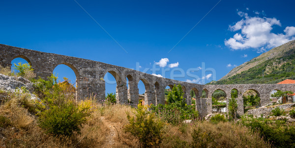 Stock photo: Medieval stone bridge in the Old Bar town