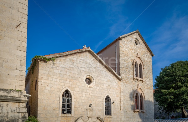 Ancient round church in Budva Stock photo © Steffus