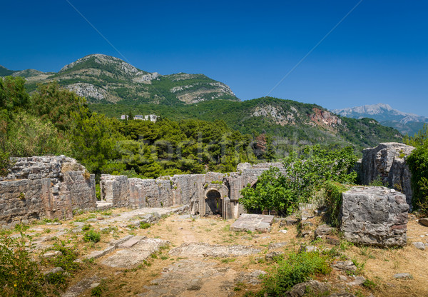 Ratac medieval fortress in Montenegro ruins. Stock photo © Steffus