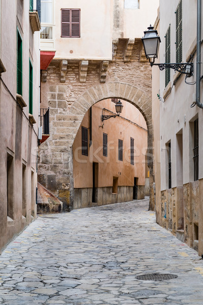 Velho mediterrânico cidade ruas estreito rua Foto stock © Steffus