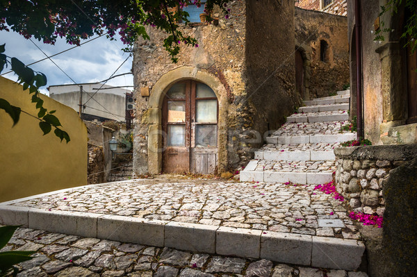 Forsa d'Agro streets. Sicily. Stock photo © Steffus