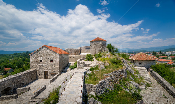 Mittelalterlichen Festung Montenegro aufgegeben geschichtlich Ruinen Stock foto © Steffus