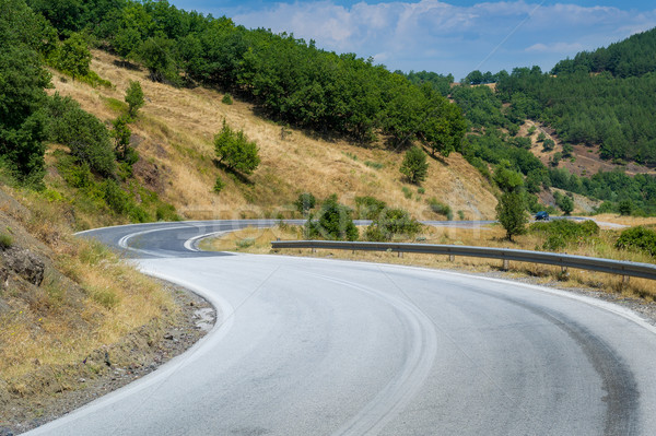 Stock photo: Serpentine road