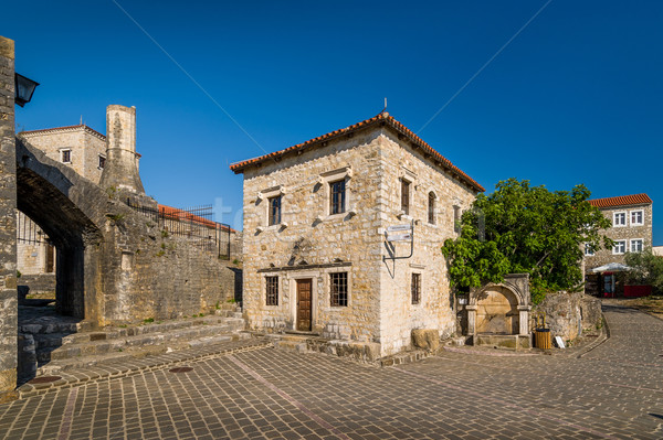Ulcinj old town inside the medieval fortress Stock photo © Steffus