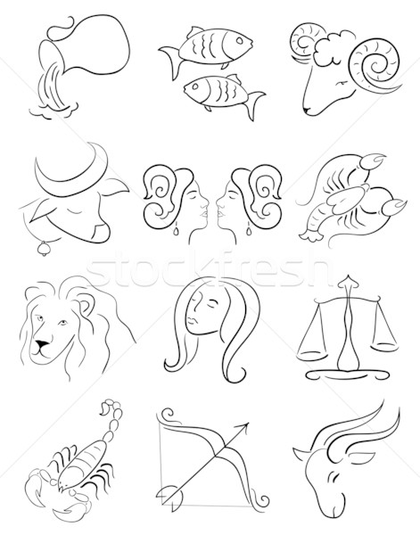 Zodiac signs Stock photo © Stellis