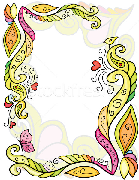 Color flower pattern  Stock photo © Stellis