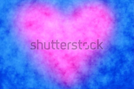 Foto d'archivio: Rosa · cuore · blu · abstract · acqua · texture