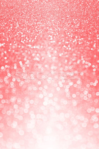 Coral Pink Glitter Sparkle Background Stock photo © Stephanie_Zieber