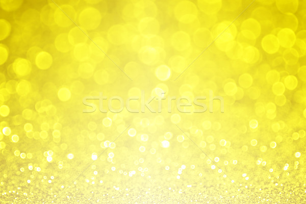 Résumé jaune glitter bokeh flou [[stock_photo]] © Stephanie_Zieber