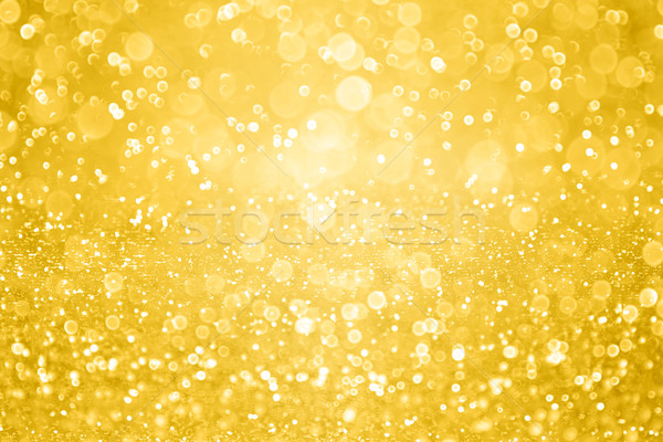 Stock photo: Gold Sparkle Glitter Background Party Invite