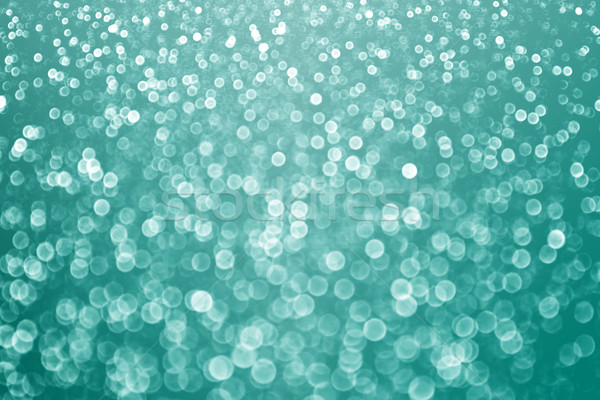 Teal Turquoise Mint Color Bokeh Sparkle Background Stock photo © Stephanie_Zieber