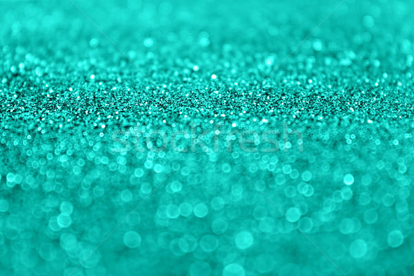 Teal Turquoise Agua Mint Glitter Sparkle Party Invitation Stock photo © Stephanie_Zieber