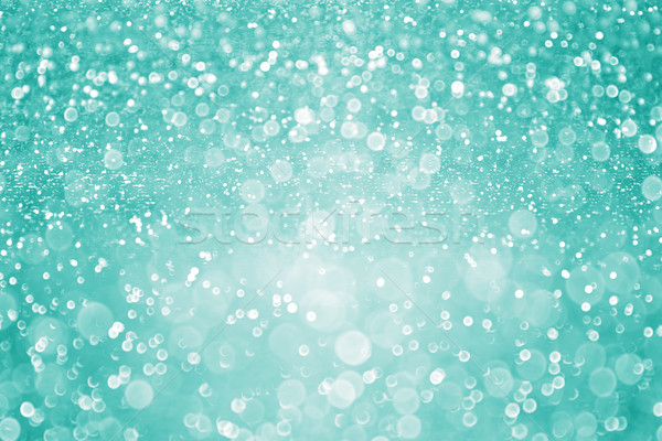 Teal and Turquoise Aqua Glitter Sparkle Background Stock photo © Stephanie_Zieber