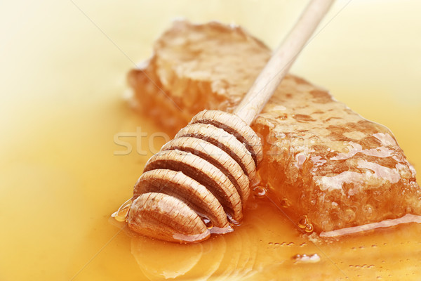 Honey Comb and Dipper Stock photo © StephanieFrey