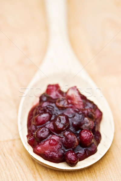 Canneberges maison ensemble raisins pommes Photo stock © StephanieFrey
