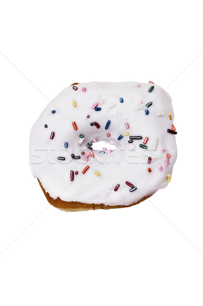 Isolated Vanilla Donut Stock photo © StephanieFrey