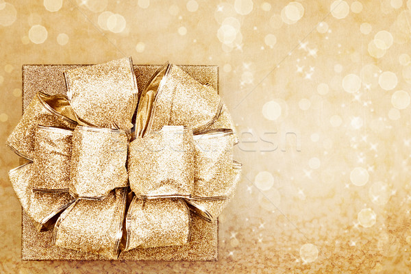 Golden Present Stock photo © StephanieFrey