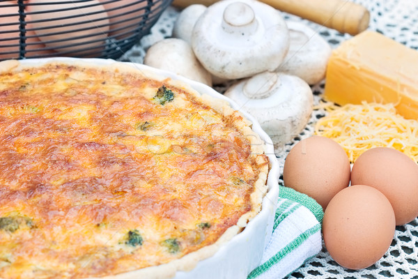 Quiche Stock photo © StephanieFrey