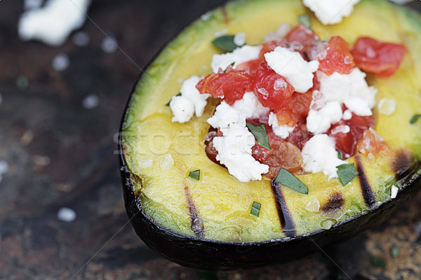 Grilled Avocados 2 Stock photo © StephanieFrey