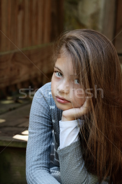 Beautiful Pre-Teen Girl Stock photo © StephanieFrey