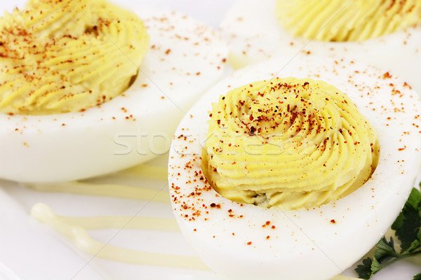 Gourmet Deviled Eggs  Stock photo © StephanieFrey
