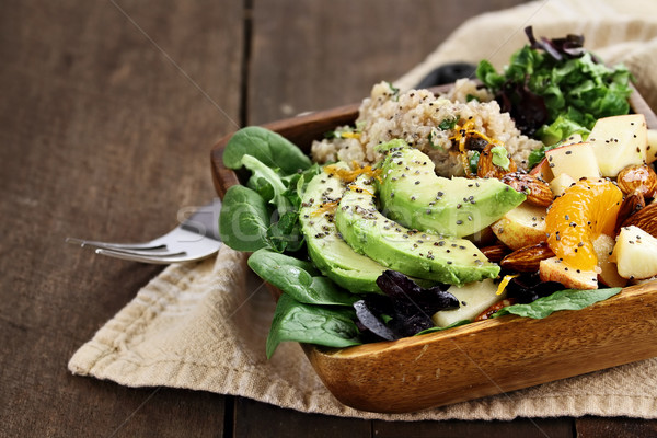 Avocado and Quinoa Salad with Chia Seed Stock photo © StephanieFrey