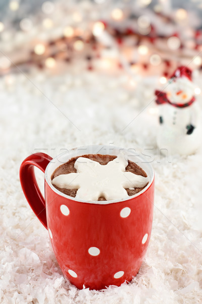 Hot Cocoa with Whipped Cream Stock photo © StephanieFrey