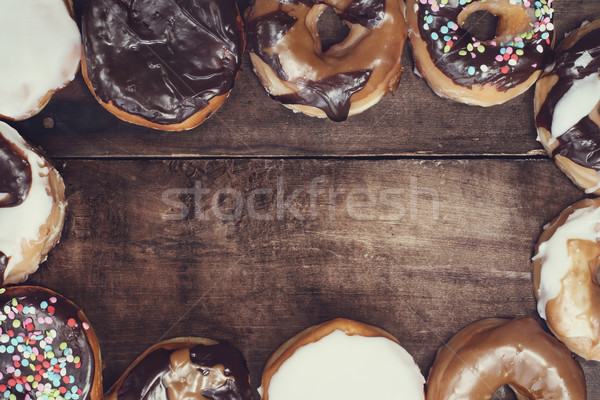 Donut Background Stock photo © StephanieFrey