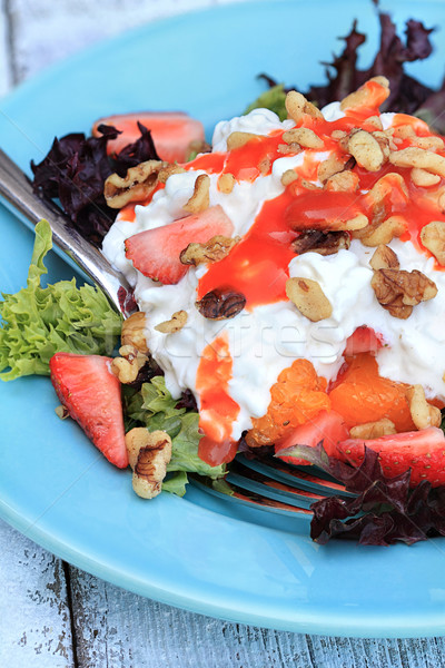 Strawberry Salad Stock photo © StephanieFrey