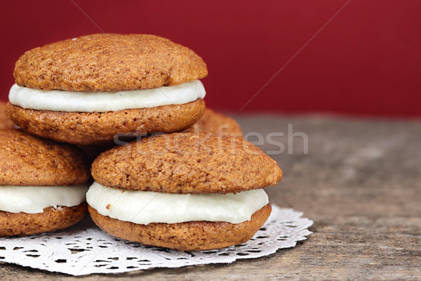 Foto stock: Calabaza · empanadas · casero · luna · crema