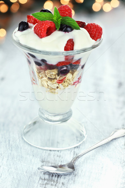 Stock photo: Yogurt Parfait