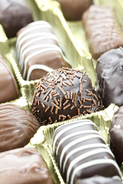 Chocolate Candies Stock photo © StephanieFrey
