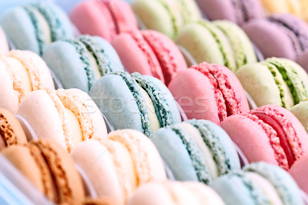 Colorful Macarons Stock photo © StephanieFrey