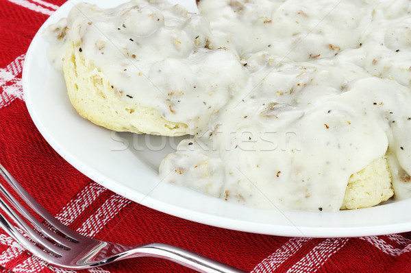 Biscuits and Gravy  Stock photo © StephanieFrey