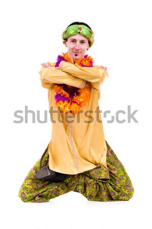 Homme yoga portrait indian studio [[stock_photo]] © stepstock