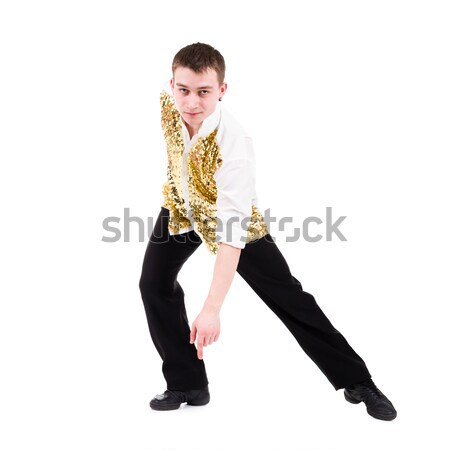 Disco dancer showing some movements Stock photo © stepstock
