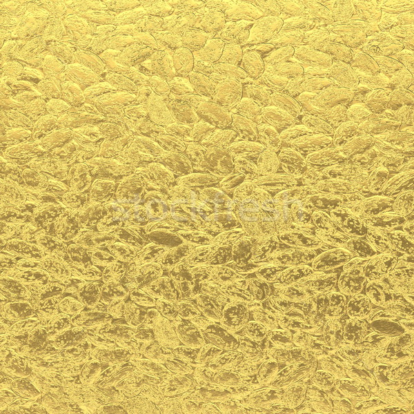 Stock photo: gold background with texture of haricot beans