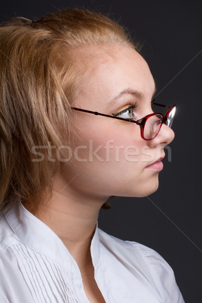 Bella ritratto donna capelli Foto d'archivio © stepstock