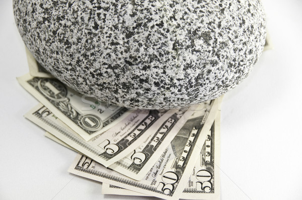 Money under a rock Stock photo © stockfrank