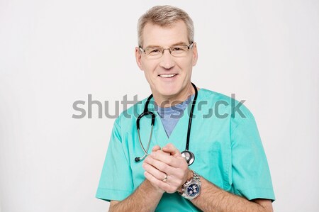 Prezervatif güvenli seks erkek doktor AİDS Stok fotoğraf © stockyimages